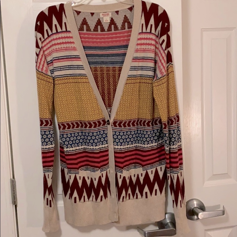 Target, Size L, Tribal Print Cardigan